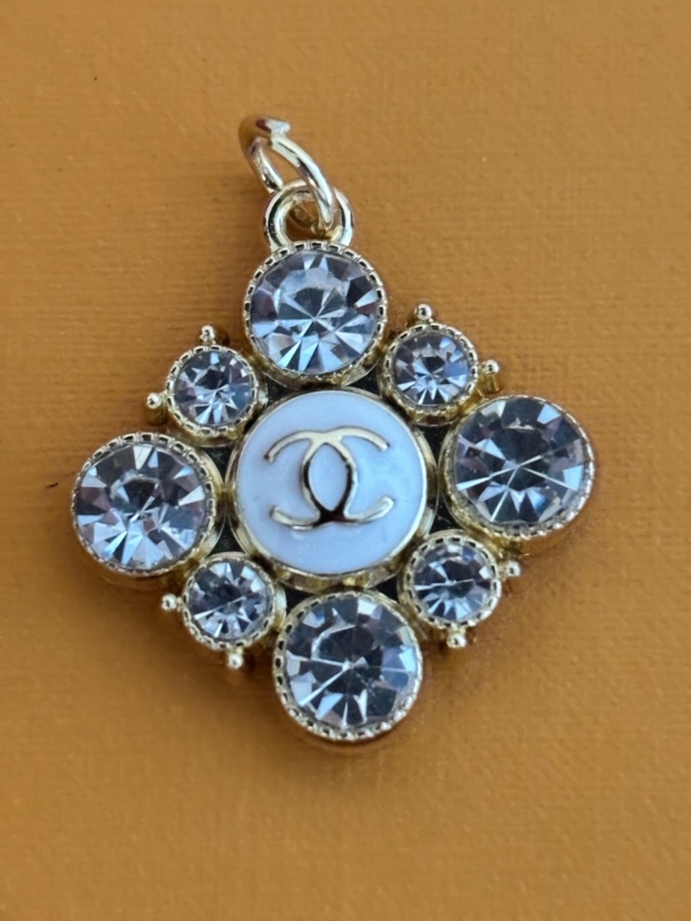 EUC CC CHANEL charm pull, zipper pull, jewelry